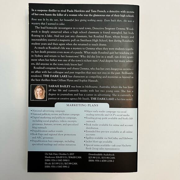 The Dark Lake (Gemma Woodstock, 1) - Book by Sarah Bailey - Picture 2 of 6